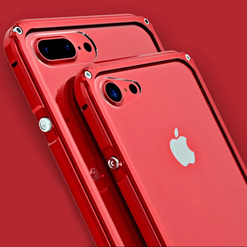 bilder für Für iPhone 7 6 s Fall Luxury Aluminum Clear Crystal Transparent zurück Phone Cases Abdeckungen für iPhone 6 s Plus 7 Plus Capa bilder für Für iPhone 7 6 s Fall Luxury Aluminum Clear Crystal Transparent zurück Phone Cases Abdeckungen für iPhone 6 s Plus 7 Plus Capa