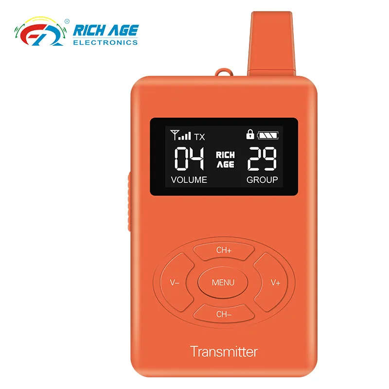 

2.4G AAA Dry Battery Wireless Tour Guide System