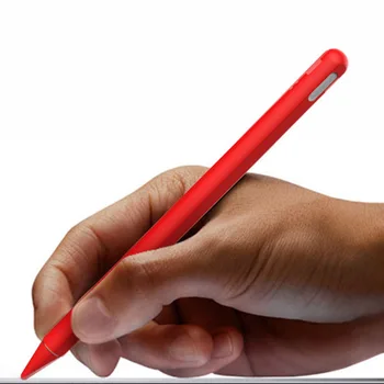 

High Quality Pen Nib Protector Silicone Sleeve Grip Skin Cover Holder for Apple Pencil 2