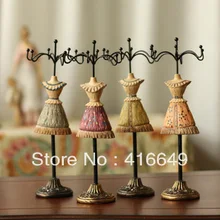 Модное платье принцессы модель ювелирных изделий держатель стойка для аксессуаров Ювелирные изделия вешалка для бус