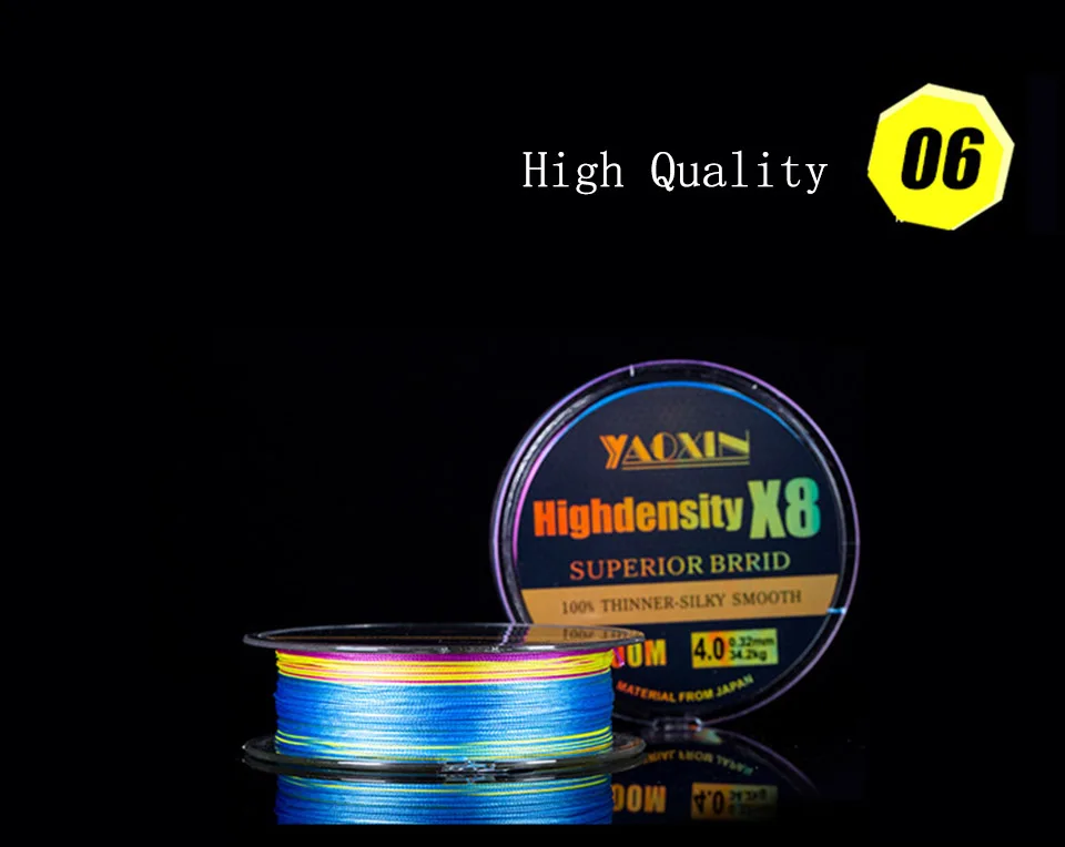 Vertentes Multifilament Fluorcarbono Linha De Pesca Braid