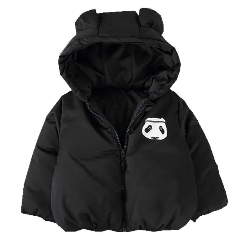 MANJI 2018 Winter Children Boys Outerwear Hooded Thickness Warm Baby