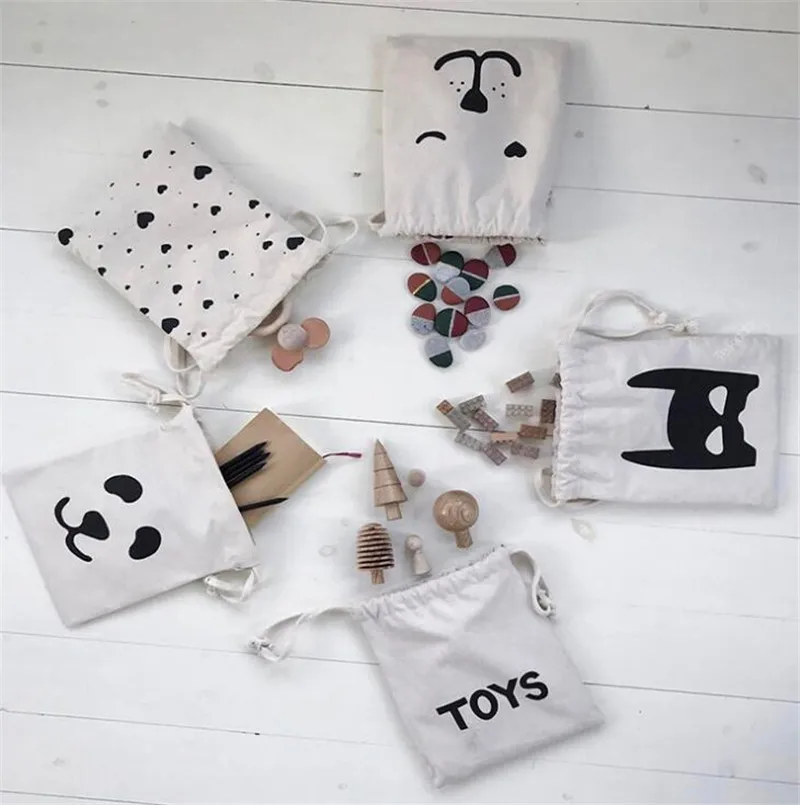 

New Laundry Hamper Bag Cartoon lovely Clothes Storage Baskets Home clothes barrel Bags kids toy storage laundry basket