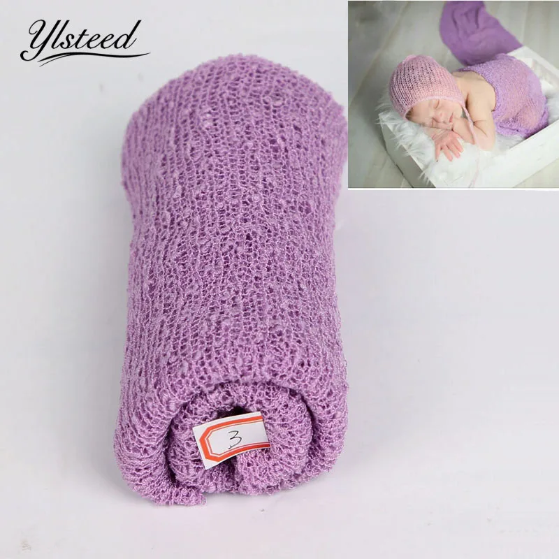 

22 Color Baby Photography Props Blanket Rayon Wraps Stretch Knit Wrap Newborn Photo Wraps Hammock Swaddling Padding Nubble Wrap