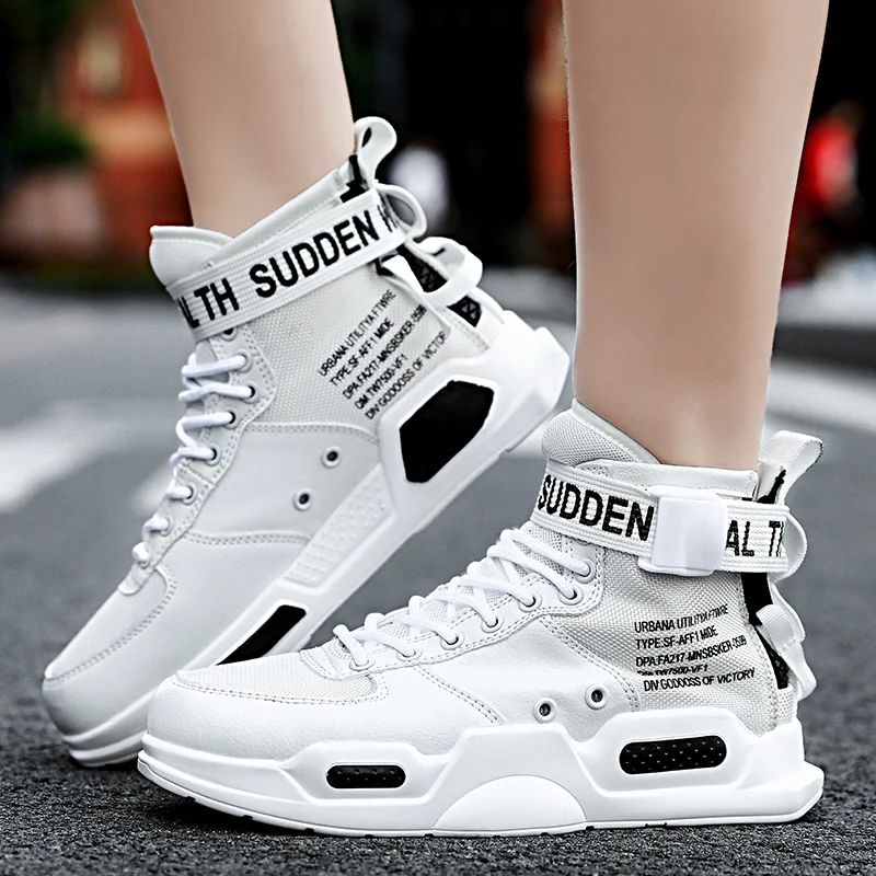 Men Super Cool Running Star Sneakers Spring High Top Trend Man Shoes Women Brand Comfortable Breathable Waterproof Walking Shoes