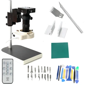 

HDMI USB 34MP 1080P 2K TF Video Recorder 130X Video Electronic Repair Microscope Camera For Lab Phone PCB IC CPU Soldering