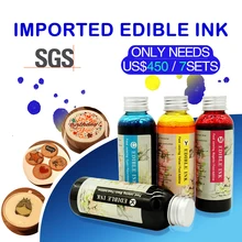 Импортные съедобные чернила 100 мл универсальные кофейные чернила для кофейного принтера машина для печати еды для позднего торта хлеба желе печенья Макаруны