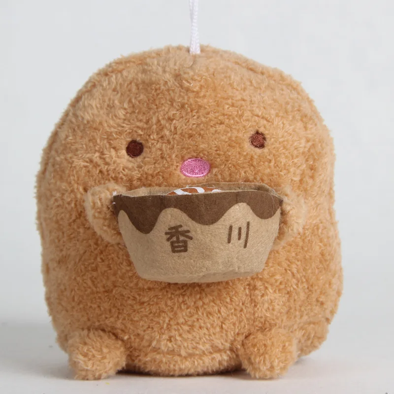 6 шт./лот японское аниме Sumikko Gurashi плюшевая подвеска San X угловая био игрушка мягкие