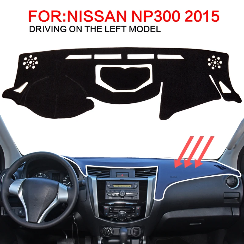 Smabee для Nissan Navara NP300 D23~ коврик для приборной панели черный коврик для приборной панели автомобиля Солнцезащитная изоляция