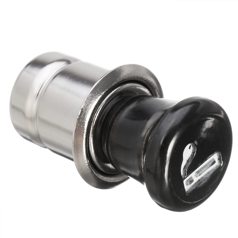 Автомобильное зарядное устройство с двумя USB портами 12 В 24 светодиодный адаптер