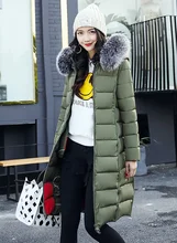 2017 Reversible Plus Size Long Winter Jacket Women Hooded Thick Warm Parka For Women Fur Collar Winter Coat Female