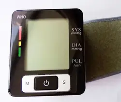 Здравоохранения Автоматический цифровой наручные крови Давление монитор метр манжеты крови Давление измерения Health Monitor сфигмоманометр