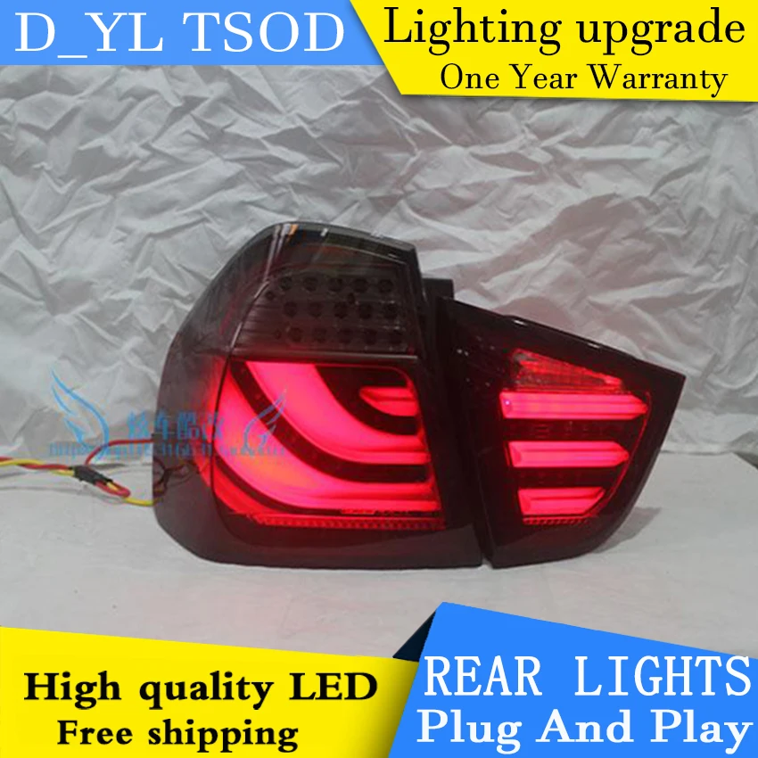 D_YL автомобильный Стайлинг для BMW E90 318i 320i 325i задние фонари 2009-2012 светодиодный
