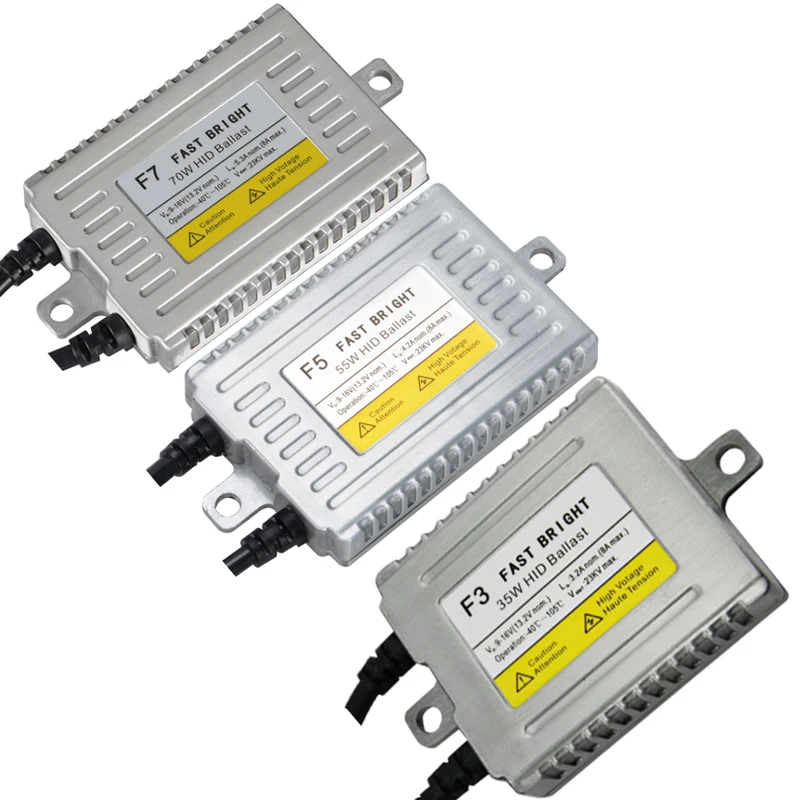 35W/55W/70W 12V Xenon Ballasts Fast Bright Quick Start HID Slim Ballast