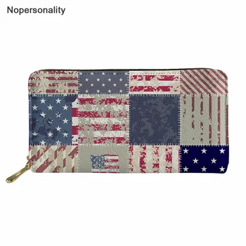 

Nopersonality Women Purse British Style Prints Long Wallet Coin Bag Ladies Travel Clutch Cash Money Bag Large Capacity Carteira