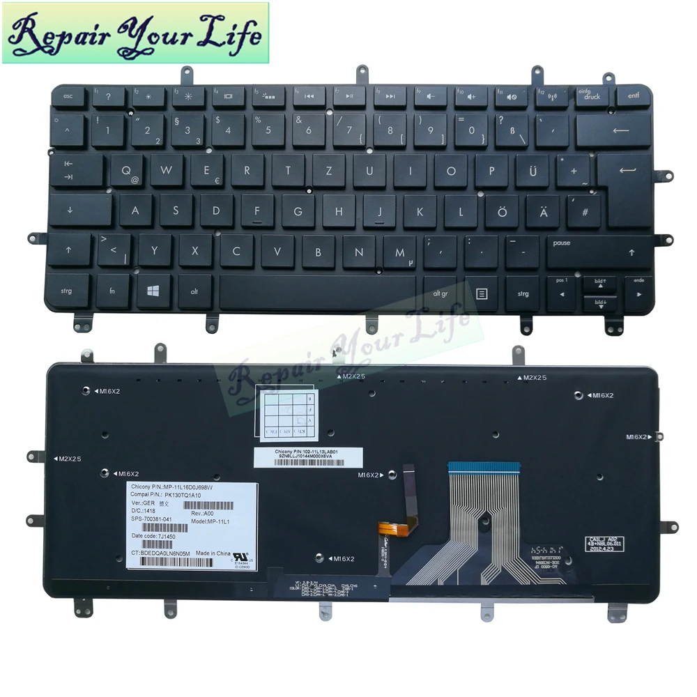 HP Spectre XT 13-2000 GR-B 背光 1