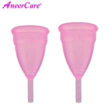 Aneer менструальная чашка для женщин чашка менструальная безопасность достойная доверия в высокое качество оригинальная менструальная чашка