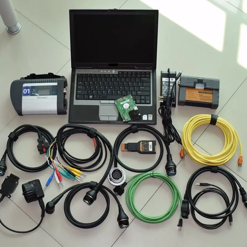 

2019 D630 with Car diagnostic tool MB STAR C4 with ICOM A2 for bmw with Full software installed for bmw i com a2 b c sd connect