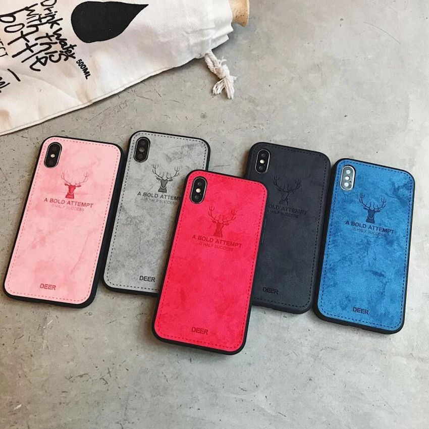 

Silicone Cases For Huawei Mate 20 Lite X GR5 2017 Mate 9 8 SE 10 G10 Maimang 6 5 Enjoy 9 PLus 8 8E 7S Y7S 7 Cloth Deer Bat Cover