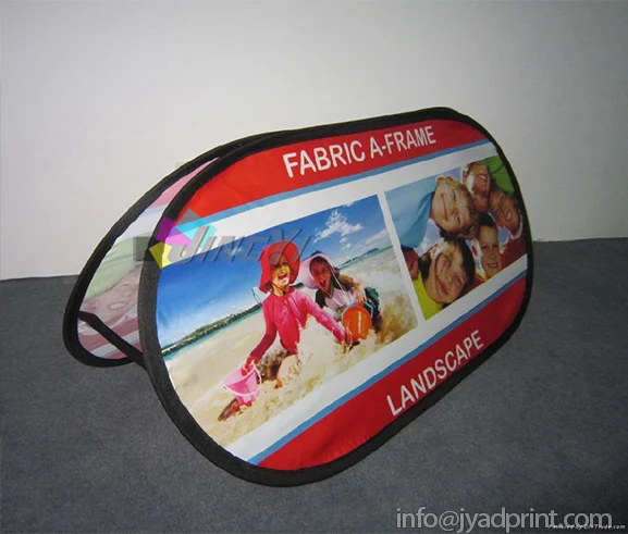 

Free Shipping Custom Print Spring A Frame Banner, Portable Exhibition Stands, Outdoor POP up Displa y/ For size 200X100cm