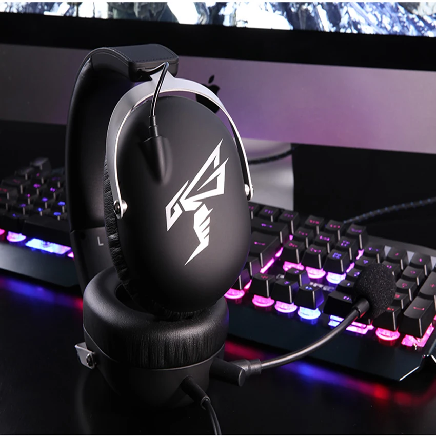 Somic G805 PS4 игровая гарнитура 7 1 виртуальной шлем 3 5 мм проводные стерео наушники с