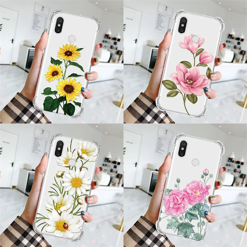 

Clear Airbag Soft TPU Case For Xiaomi Redmi 6A 7A K20 5 Plus Note 4 4X 5 6 7 Pro Mi A3 6 8 9 SE A2 Lite 9T Play CC9 CC9e Cover