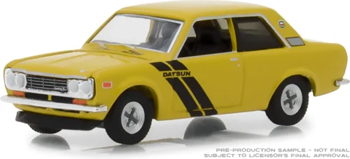 

Green Light 1:64 1972 Datsun 510 Trans-Am Decor Package alloy toy car toys for children diecast model car Birthday gift