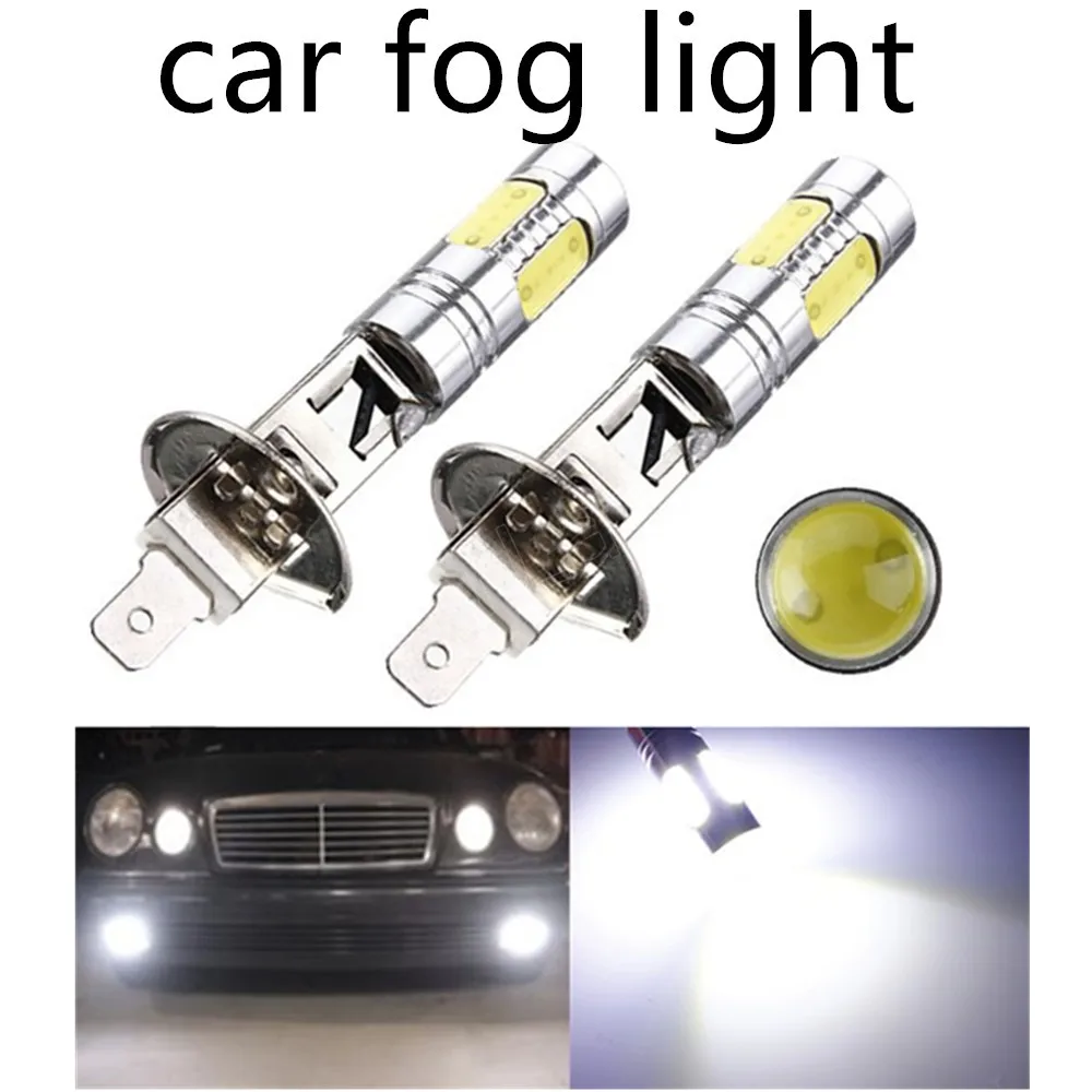 Новый приходить 12 В 2 шт. H1 7.5 Вт Led Чипы Белый автомобилей противотуманные фары