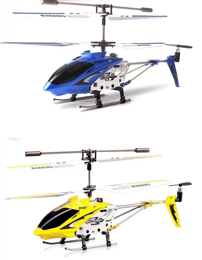 Syma S107G 3.5CH металлический Радиоуправляемый вертолет из сплава с гироскопом Радио пульт дистанционного управления Управление игрушки фюзеляжа R/C вертолет Quadcopter