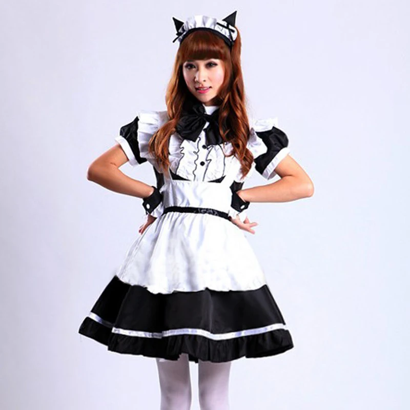 Женский костюм в стиле лолита розово черный для косплея|halloween costume|costume for womenhalloween