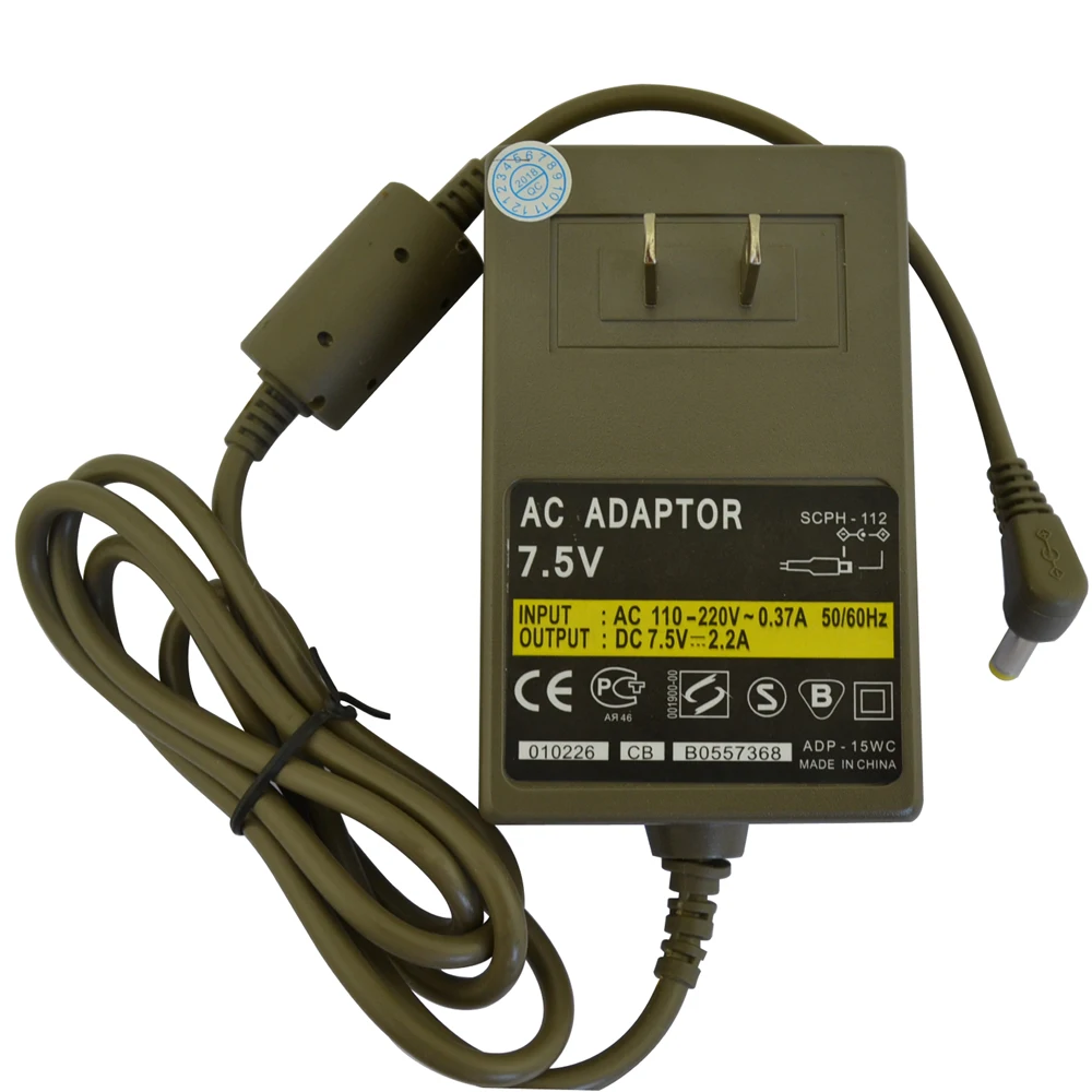 US version PS1 AC Adapter charger Power Cord for Sony Playstation 1 Game Console Accessories, power adapter,game console power adapter