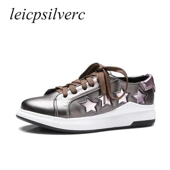 

Women Pumps Med Heels Shoes Pu Lace Up Round Toe Wedges Waterproof Spring Autumn Platform 2019 Sexy Fashion Casual White Black