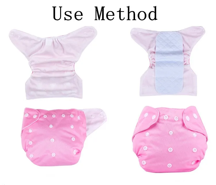 Детские Тканевые Многоразовые подгузники, моющиеся подгузники для новорожденных, регулируемые подгузники, подгузники для детей, стираемые тканевые подгузники