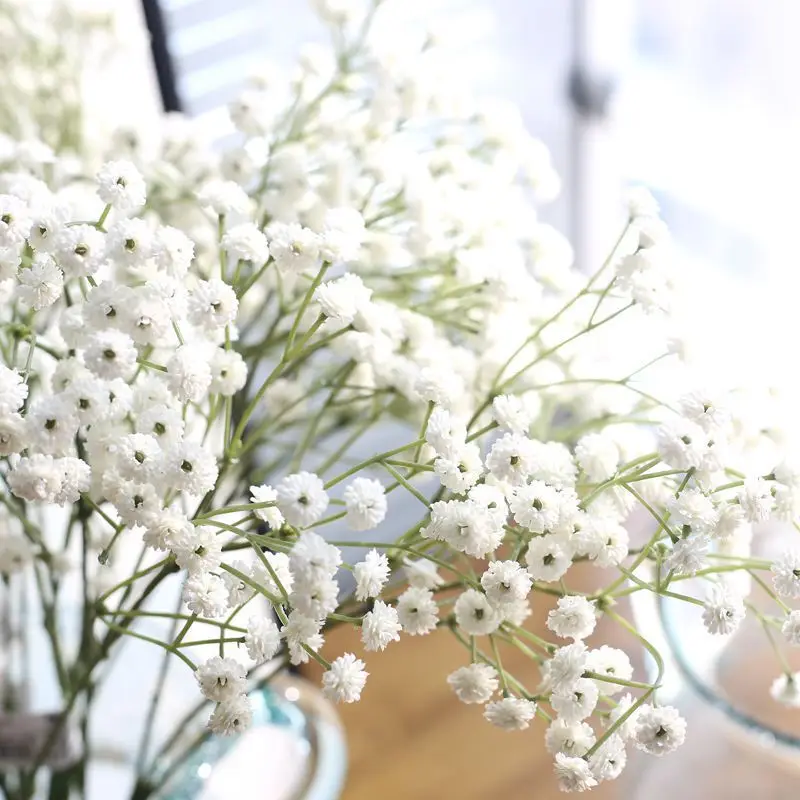 

1 Branch 65cm 90 Heads Artificial Fake Flowers Babysbreath Flower Wedding Decoration Home Party DIY Scrapbooking Crafts Stamen