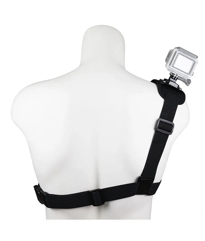 360 Degree Rotation Shoulder Strap Mount for Gopro Hero 4 3 2 SJ4000 Action Camera Chest Harness Belt Adapter For Go pro (8)