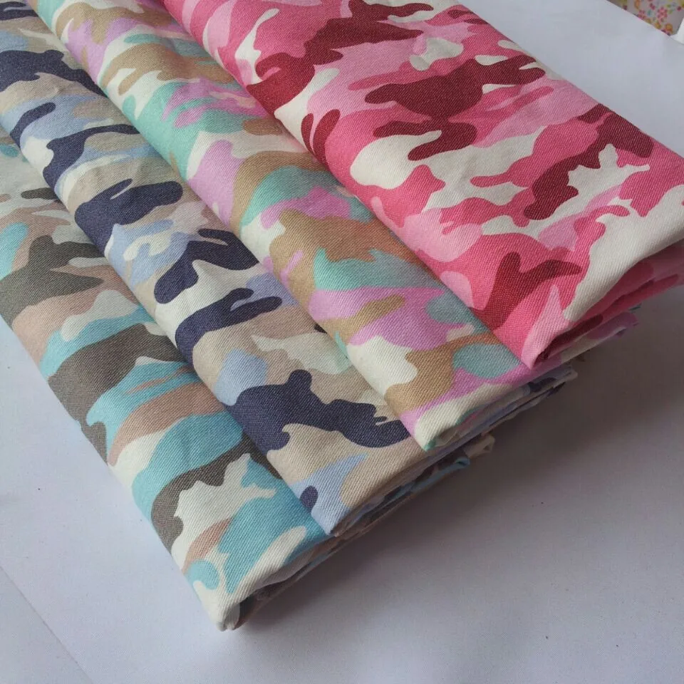 

high quality Stretch Denim cloth material Camouflage fashion garment fabric stretch pants cloth fabric wholesale free shipping