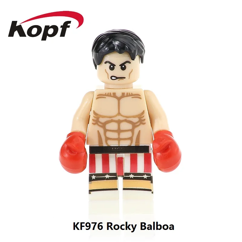 

KF976 Super Heroes Rocky Balboa Venom Felicity Smoak Captain Spaulding Bricks Education Building Blocks Children Gift Toys