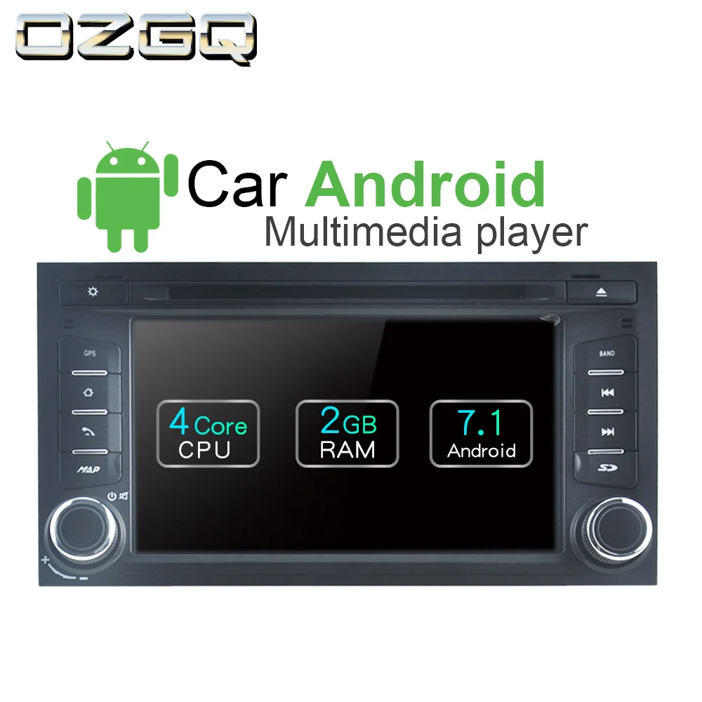 Flash Deal OZGQ Android 7.1 Car DVD Player For SEAT LEON 2012-2018 Screen Auto GPS Navigation Bluetooth Radio TV Audio Video Music Stereo 1