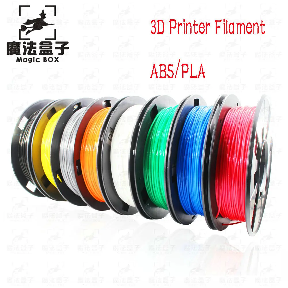 

DIY 3d printer filament more colors Optional PLA/ABS 1.75mm MakerBot RepRap plastic Rubber Consumables Material 0.2/KG Hotsale