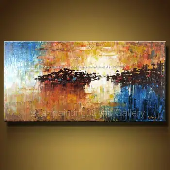 

Wall Art Abstract Oil Painting POP Knife Art Home Decor Canvas Art Decorative Painting Living Room Paintings