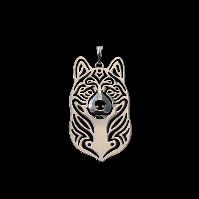 

2019 Jewelry Alloy Pet Dog Pendants Women Metal Akita Dog Pendants