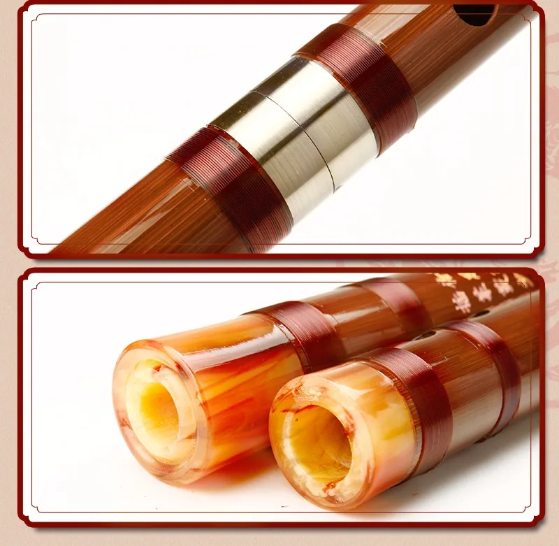 Высокое качество ключ G ручной работы бамбуковая флейта Dizi с принадлежности для флейты китайский узел, димо и очистки белая латунь