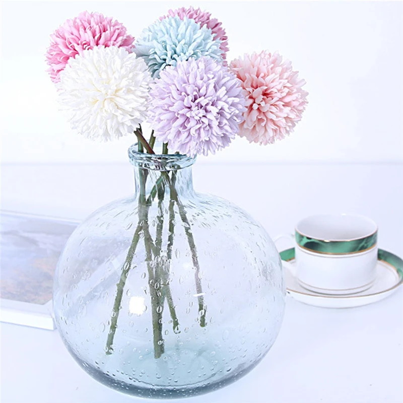 Buy Artificial Flowers Chrysanthemum Flower Ball Bud