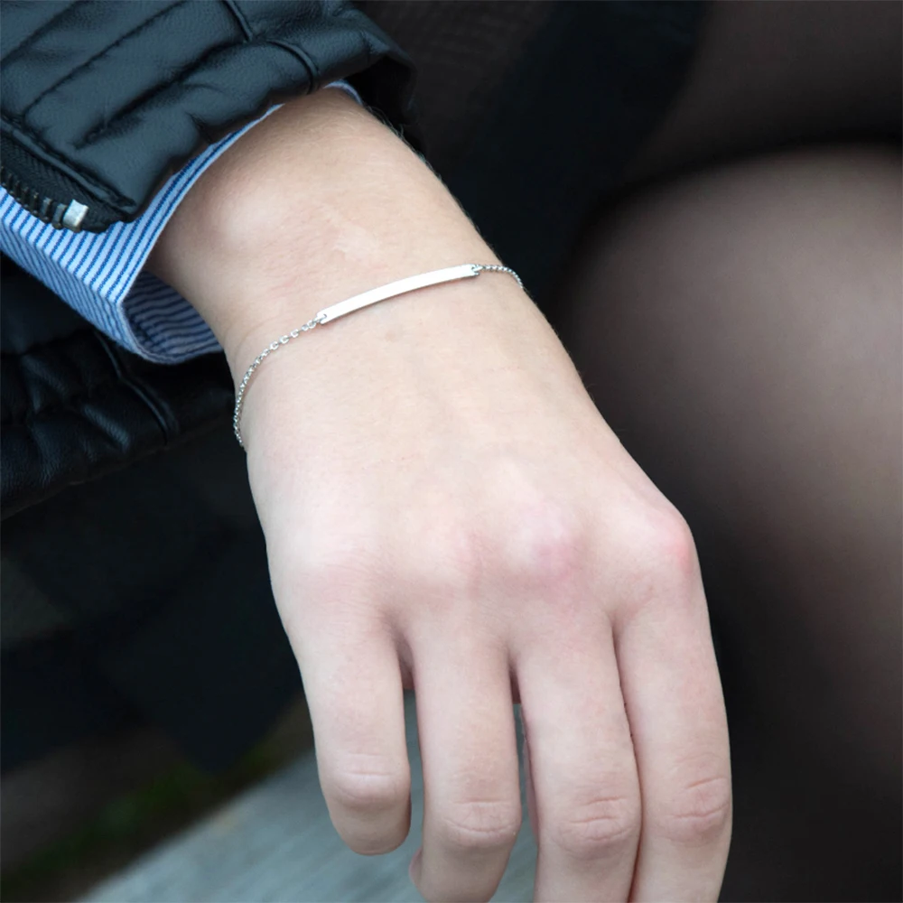 

Bracelets for Women 925 Sterling Silver Chain Bangles Moon Circle Simple Gold Color Adjustable Bracelet Fashion charm Jewelry