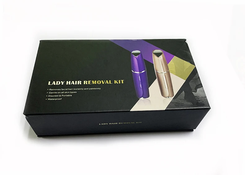 Электрический эпилятор для волос на лице для женщин, мини-бритва для леди, перезаряжаемый эпилятор для удаления волос на верхней губе и щеках, губная помада, эпилятор