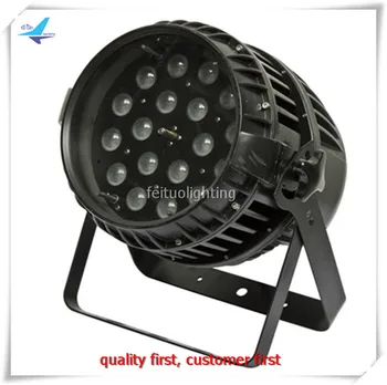 

4Pcs+Case high lume outdoor led par can 18x18w rgbwa uv 6 in 1 waterproof led par 64 can