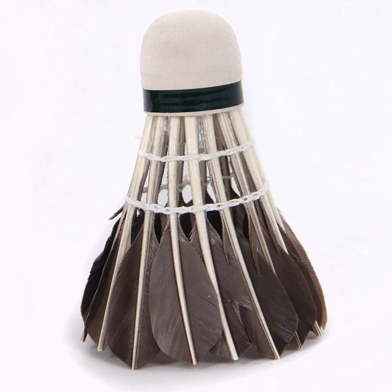 Badminton Shuttlecock Black Color Board Feather Flying Stability
