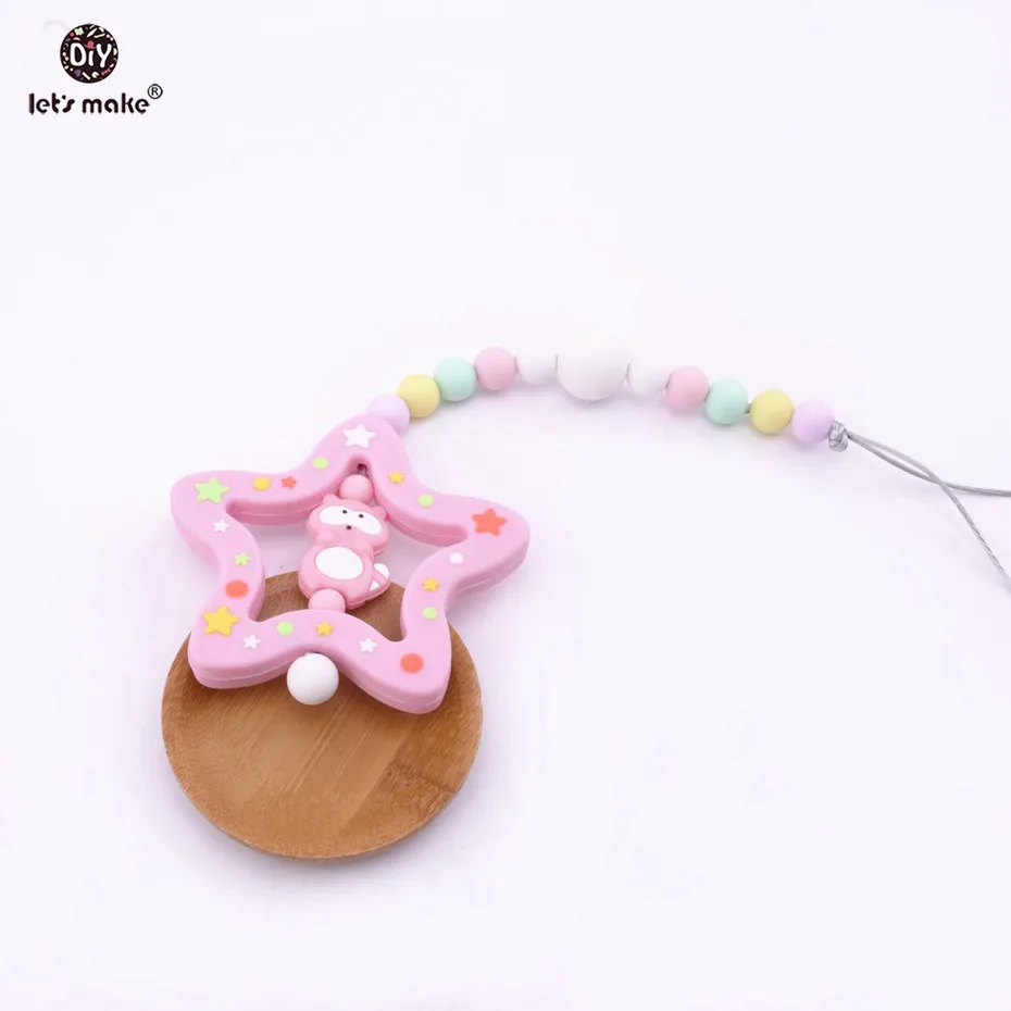 Buy Let's Make Baby Teether 1pc Silicone Star DIY
