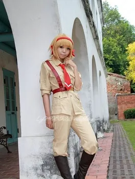 

Fashion Hetalia: Axis Powers Belgium Uniform COS Clothing Cosplay Costume,Customized Accepted
