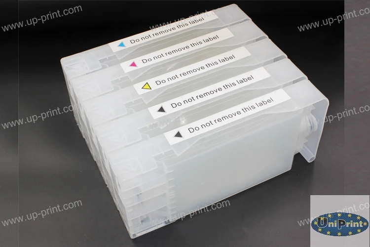 350 мл 5 шт. многоразовый чернильный картридж для epson pro 7700 9700 7710 9710 с чипом + 1 чип